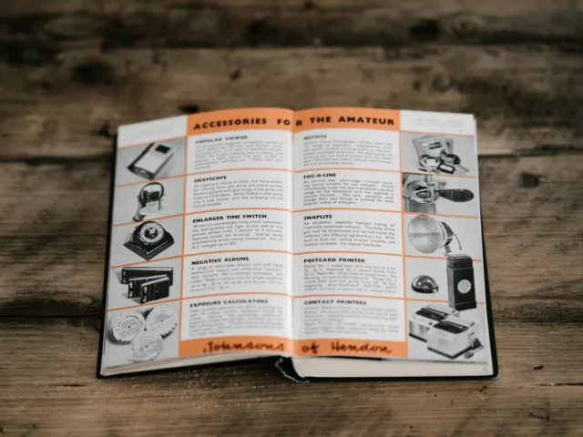 An open technical manual showing parts diagrams