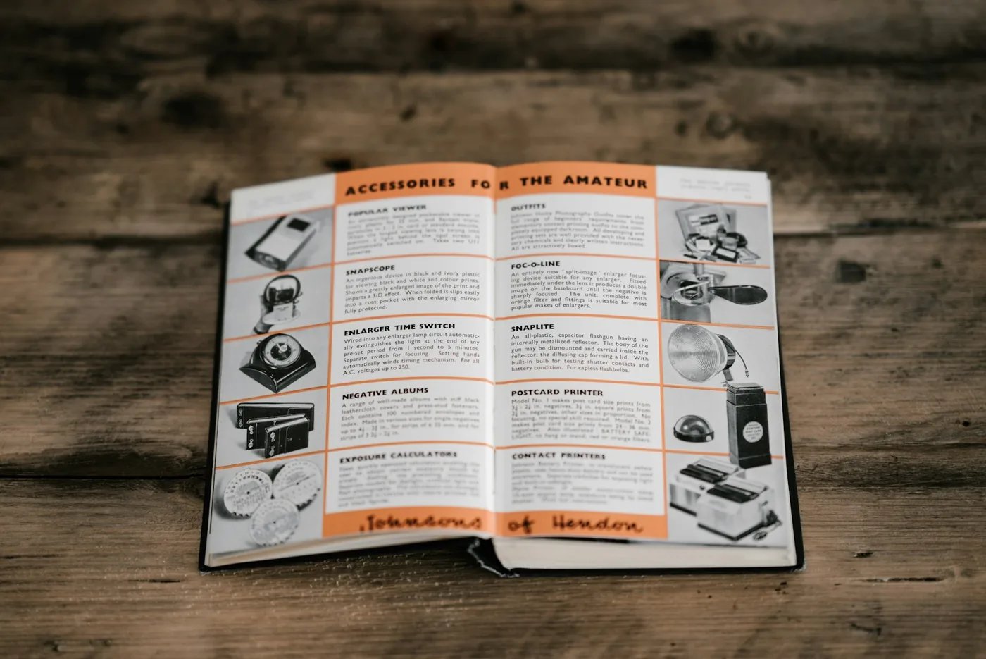 An open technical manual showing parts diagrams