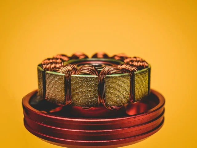 A copper-wound stator