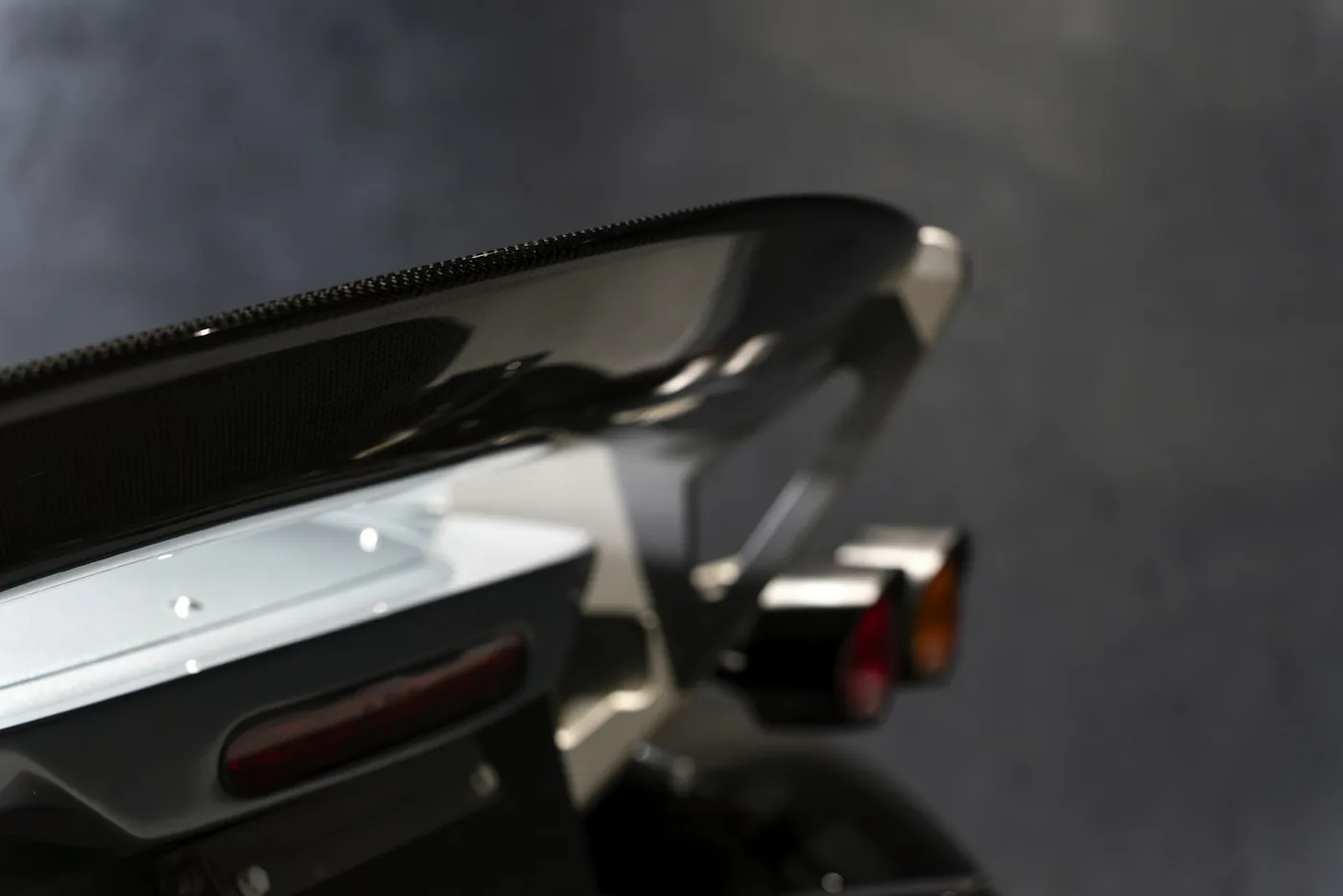 The tail light and seat unit of a motorcycle