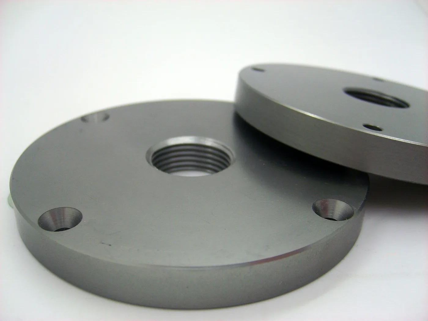A machined metal spacer