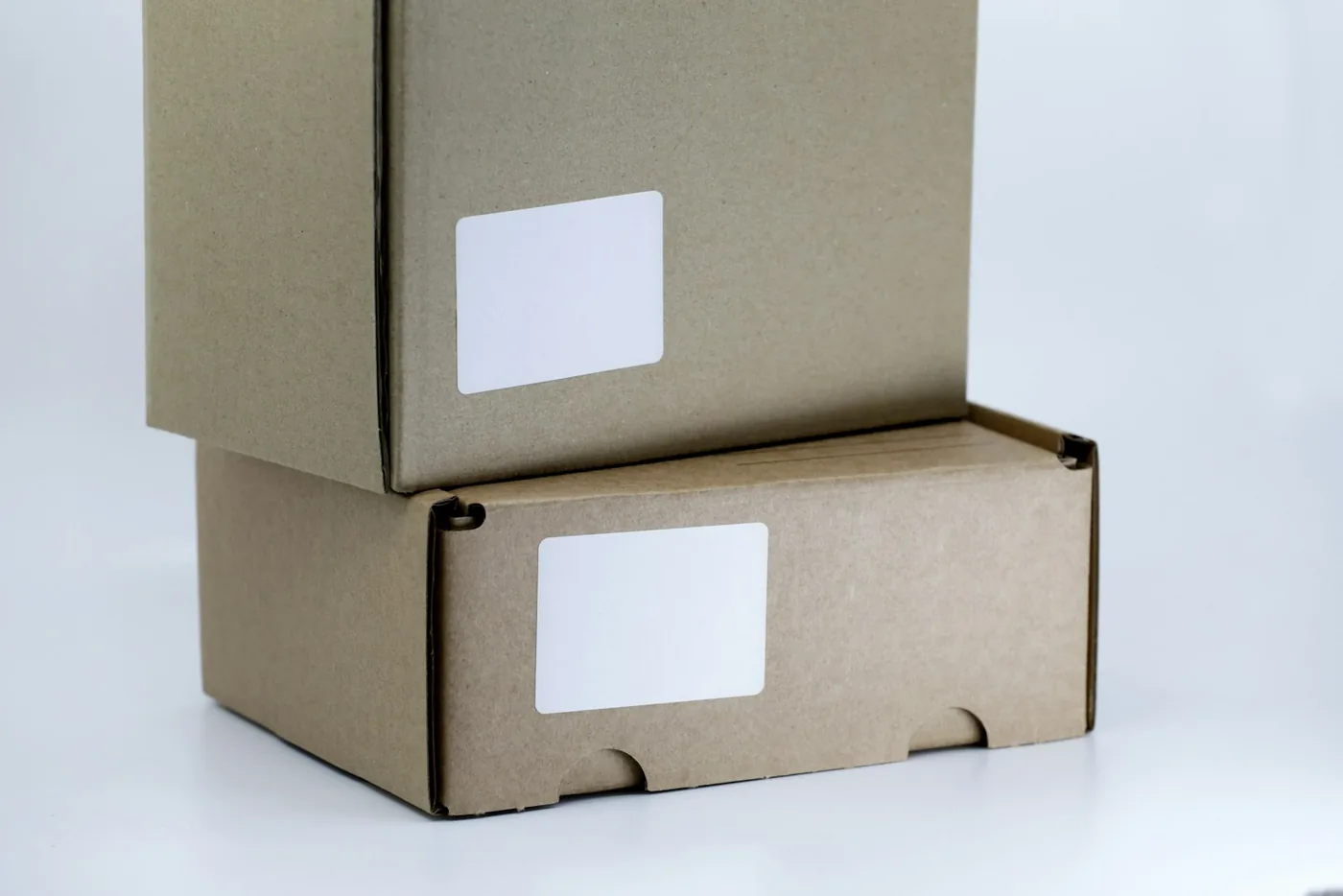 A parcel carrying a Japanese address label